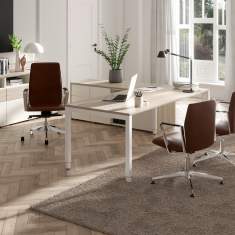Höhenverstellbarer Schreibtisch elektrisch ergonomische Schreibtische Konferenztisch Holz Konferenztische fb Büromöbel catro
höhenverstellbar