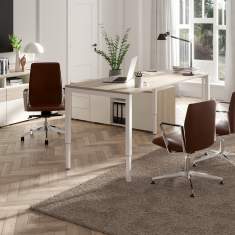 Höhenverstellbarer Schreibtisch elektrisch ergonomische Schreibtische Konferenztisch Holz Konferenztische fb Büromöbel catro
höhenverstellbar