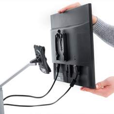 Monitorhalter Schwenkarme fm Büromöbel NOVUS CLU
