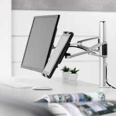Monitorhalter Schwenkarme fm Büromöbel Novus My