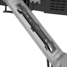 Monitorarm Monitorhalterung, Tischklemme, Kabellochbefestigung, Monitor-Befestigung Dataflex Viewlite plus Monitorarm - Schreibtisch 622
