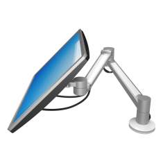 Monitorarm Monitorhalterung, Tischklemme, Kabellochbefestigung, Monitor-Befestigung Dataflex Viewlite plus Monitorarm - Schreibtisch 622
