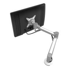 Monitorarm Monitorhalterung, Tischklemme, Kabellochbefestigung, Monitor-Befestigung Dataflex Viewlite plus Monitorarm - Schreibtisch 622