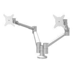 Monitorarm Dual Monitorhalterung, Tischklemme, Kabellochbefestigung, Monitor-Befestigung Dataflex Viewlite Monitorarm - Schreibtisch 652