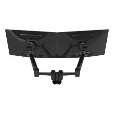 Monitorarm Dual Monitorhalterung, Tischklemme, Kabellochbefestigung, Monitor-Befestigung Dataflex Viewlite plus Monitorarm - Schreibtisch 653