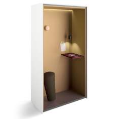 Modulare Sitzgruppen gelb Lounge Büro rot Werner works basic S – Schrankkojen