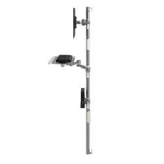 Konferenz Trolley Monitorarm Dataflex Viewmate Workstation - Fußboden 732
höhenverstellbar
