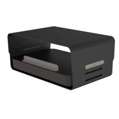 Notebookerhöhung, Monitorständer schwarz Dataflex Addit Bento® Monitorerhöhung - verstellbar 123