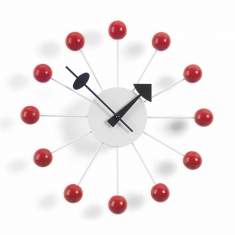 Wanduhr Wall Clocks - Ball Clock rot