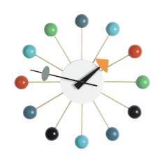 Wanduhr Wall Clocks - Ball Clock mehrfarbig