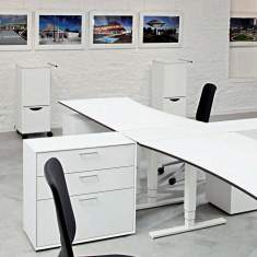 Höhenverstellbarer Schreibtisch elektrisch ergonomische Schreibtische Büromöbel, Novex, 4S