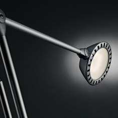 Elegante Tischlampen silber LED Schreibtischlampen modern Tischleuchte, Hansa, LED Blossom