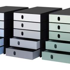 Schubladensystem, styro, styroval pro "color flow" Kombi Variante