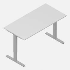 Elektrisch höhenverstellbarer Schreibtisch Büro Schreibtische Büromöbel, Zemp, OPTIMO Steh-/Sitz-Tisch