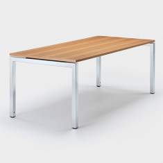 eleganter Sitztisch schreibtisch Holz Schreibtische Büro Konferenztisch Büromöbel Zemp Z21 R
rechteckig