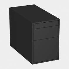 Bürocontainer schwarz, Zemp, Z21 Unterstellkorpus