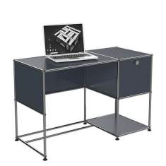 Schreibtisch schwarz Schreibtische Haller USM Homeoffice 07