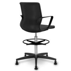 Drehstuhl Counter schwarz Viasit Drumback Counterstuhl