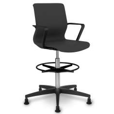 Drehstuhl Counter schwarz Viasit Drumback Counterstuhl
