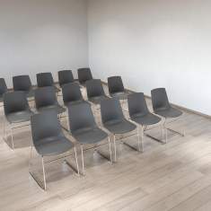 Besucherstuhl Besucherstühle Kufengestell Konferenzstuhl viasit Solix Kufenstuhl
