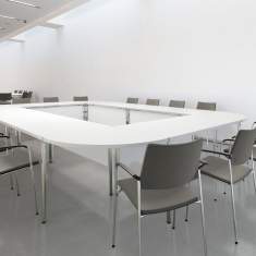 Seminar Schreibtisch große Schreibtische weiß Brunner, 4less