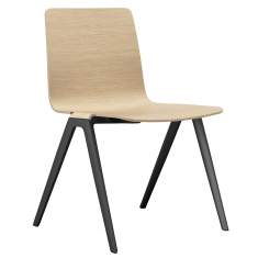 Besucherstuhl Holz Besucherstühle Konferenzstühle ohne Armlehnen Cafeteria Stühle, Brunner, A-Chair 9706
