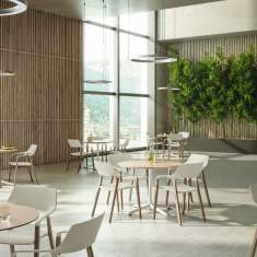 Cafeteria/Mensa Tische Kantinentisch Bistrotisch Bistrotische Holz Brunner, break