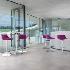 Barhocker rot Barstuhl Brunner crona bar