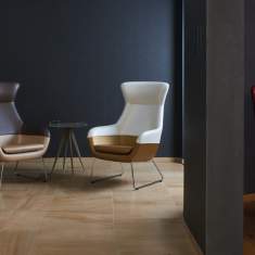 Clubsessel Leder Loungemöbel Büro Loungesessel Design, Brunner, crona lounge