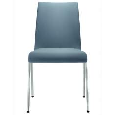 Besucherstuhl Holz Besucherstühle blau Konferenzstühle Cafeteria Stuhl Brunner, prime