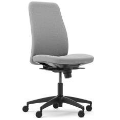 Drehstuhl Bürostuhl Design Bürostühle ohne Armlehnen Designer Bürostuhl grau  Bürodrehstuhl Drabert Claro