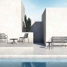 Loungetisch Beistelltisch Stahl Brunner crona steel