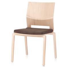 Besucherstuhl Holz Besucherstühle braun Konferenzstuhl Brunner window