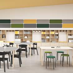 Konferenztisch Kantinen Tisch Cafeteria Holz Kinnarps Elsa