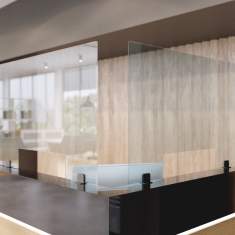 Glastrennwand Palmberg Hygiene-(Spuck-)Schutz BARRIO