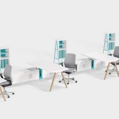 Büroschrank Holz büro schrank modular, Kinnarps, Space