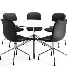 Konferenzstuhl schwarz Konferenzstühle Büro, Materia, Neo