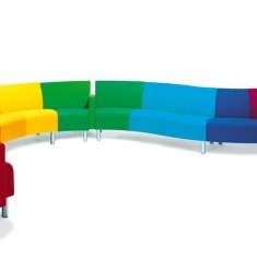 Sofa Lounge farbig Loungesofa, Skandiform, Nonstop