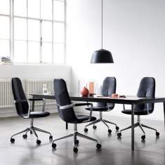 Konferenzstuhl Bürostuhl schwarz Bürodrehstuhl, Skandiform, Primo High
