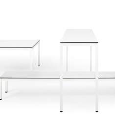 kleine Schreibtische, 4-Fuss, Design Home Office , Lista Office LO, Bürotisch LO Motion Flextisch