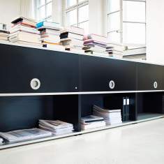 Büromöbel Schränke modular Büroschränke schwarz, Lista Office LO, Schrankmodule LO D3