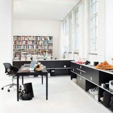 Büromöbel Schränke modular Büroschränke schwarz, Lista Office LO, Schrankmodule LO D3