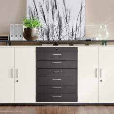 Aktenschrank, Schubladen, Palmberg, PRISMA 2