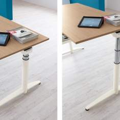 Schreibtisch höhenverstellbar elektrifizierbar | Büro Schreibtische | Palmberg, Schreibtisch CALDO