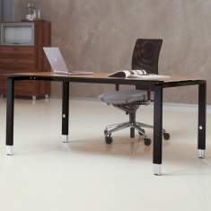 Chefschreibtisch Design Holz , Cheftisch Büro, Palmberg, Schreibtisch PENSUM