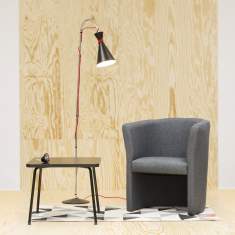 Clubsessel grau Sessel Loungesessel Loungemöbel Nowy Styl Club