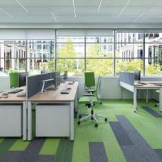 Tisch-Organisations/Trennwandsysteme, Nowy Styl, E10 Schreibtisch Trennwand