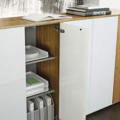 Büroschrank Holz Sideboard Büro, Nowy Styl, eRange
