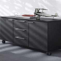 Büroschrank Holz Sideboard Büro, Nowy Styl, eRange