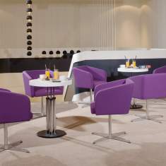 Clubsessel violett Loungesessel Sessel Loungemöbel, Nowy Styl, Hello!
